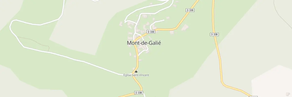 Plan du Village à Mont-de-Galié