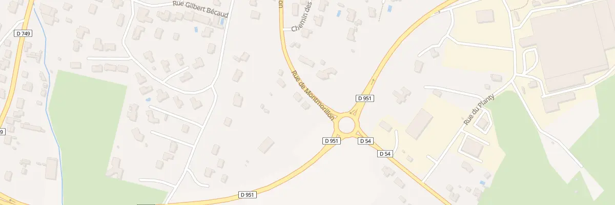 Plan du 50 Rue de Montmorillon à Chauvigny