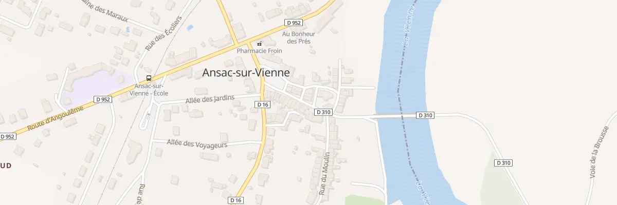 Plan du 7 Rue du Pont à Ansac-sur-Vienne