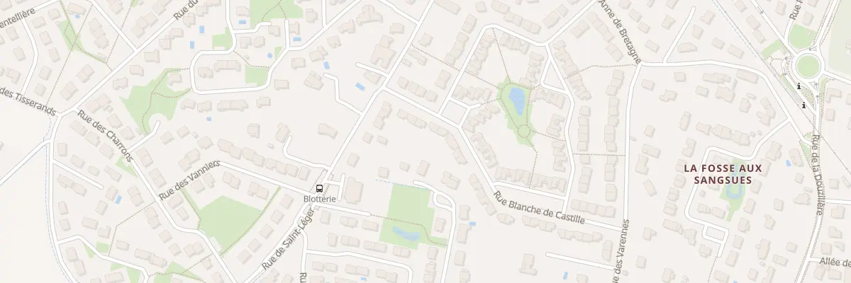 Plan du 44 Rue Blanche de Castille à Joué-lès-Tours