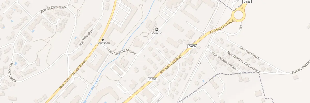 Plan du 5 Imp Monplaisir à Agen