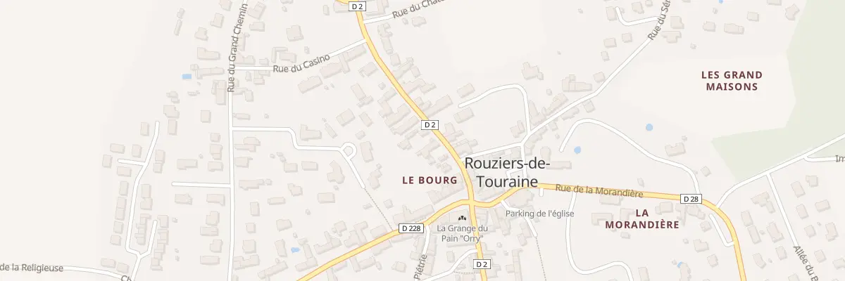 Plan du 8 Rue du 8 Mai à Rouziers-de-Touraine