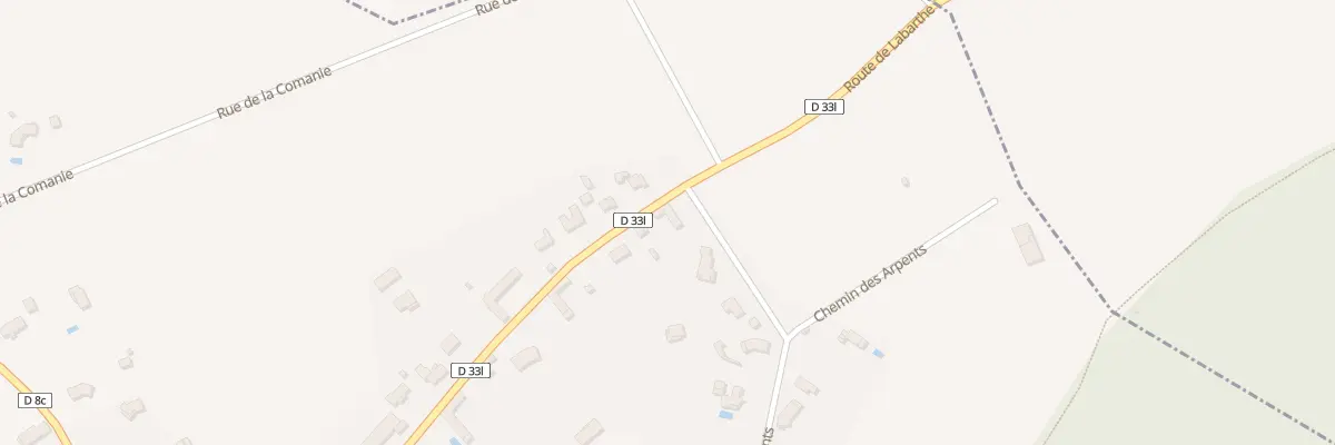 Plan du 30 Rte de Labarthe à Ardiège