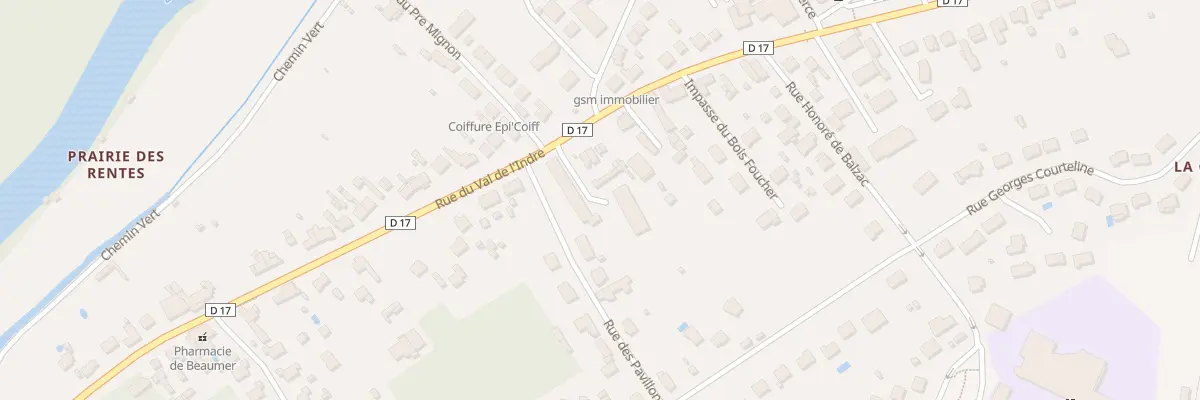 Plan du 118 Rue du Val de l’Indre à Monts