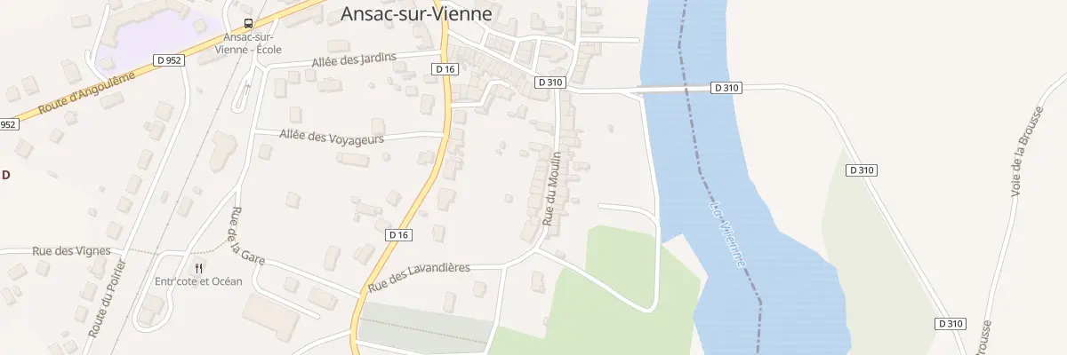Plan du 14 Rue du Moulin à Ansac-sur-Vienne