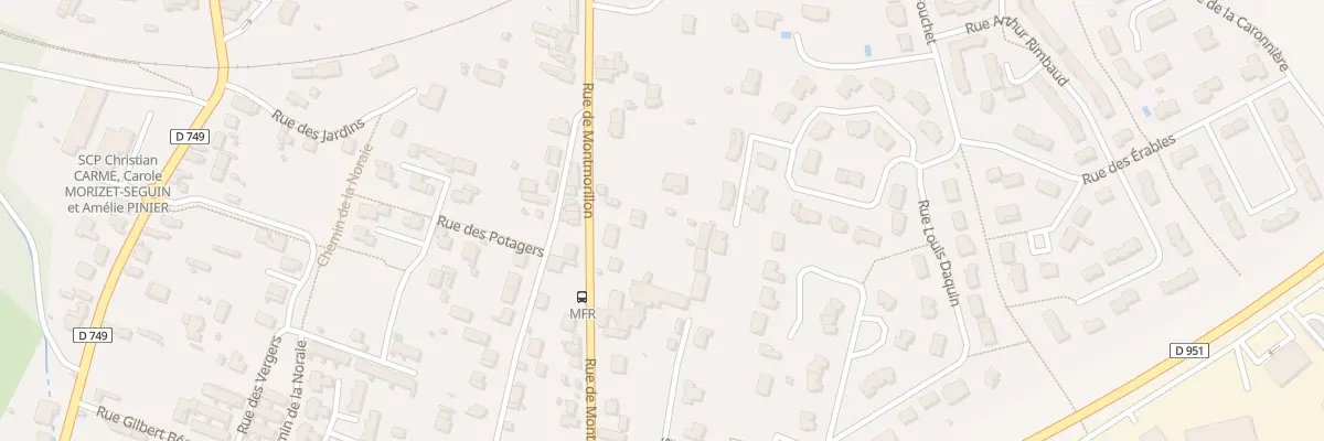 Plan du 39 Rue de Montmorillon à Chauvigny