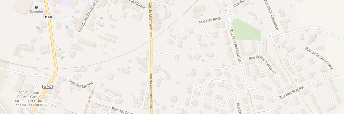 Plan du 2 Rue des Rocs à Chauvigny