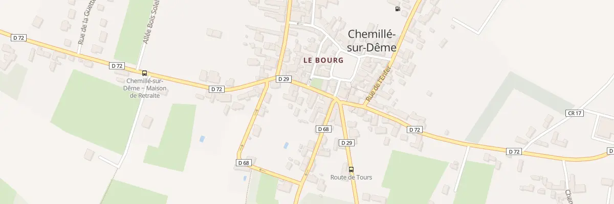 Plan du 8 Rue de la Corne à Chemillé-sur-Dême