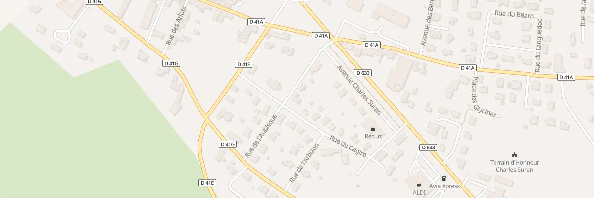 Plan du 1 Rue du Cagire à Boulogne-sur-Gesse