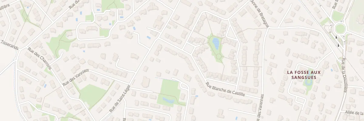 Plan du 42 Rue Blanche de Castille à Joué-lès-Tours