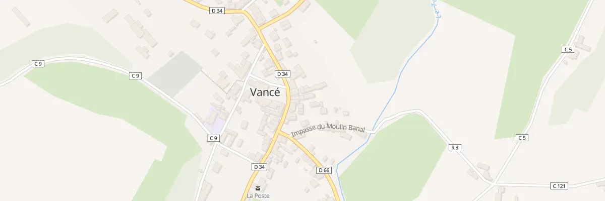 Plan du 6 Pl Saint-martin à Vancé