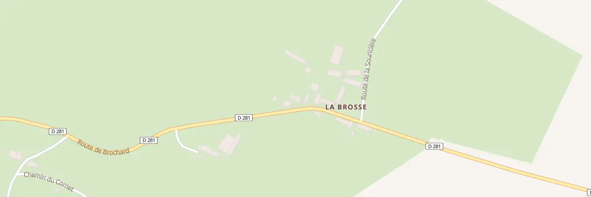 Plan du 5007 La Brosse à Feings