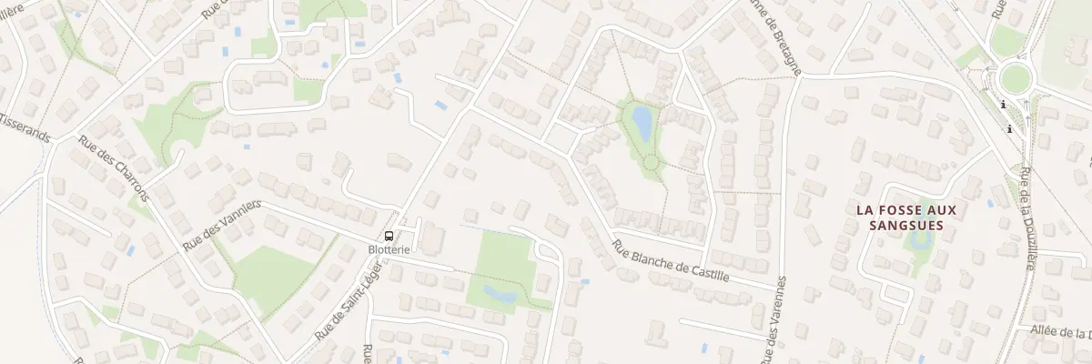 Plan du 40 Rue Blanche de Castille à Joué-lès-Tours