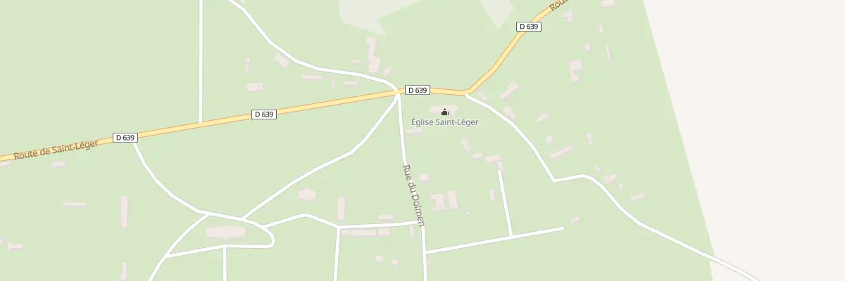 Plan du 1 Rte du Dolmen à Saint-Léger-de-Rôtes