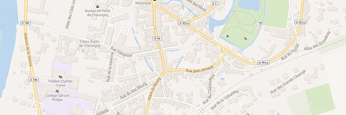 Plan du 4 Rue de la Paix à Chauvigny