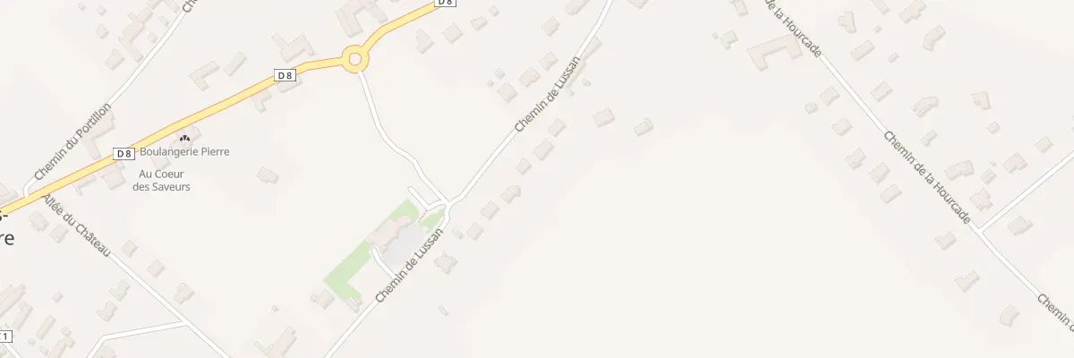 Plan de Che de Lussan à Martres-de-Rivière