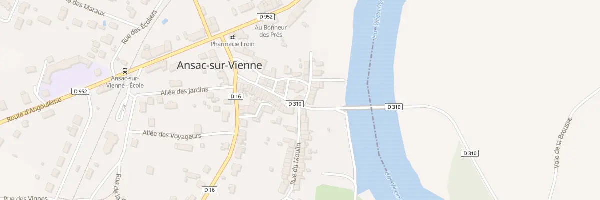 Plan du 2 Pl Saint Benoit à Ansac-sur-Vienne