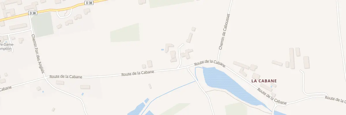 Plan du 18 La Cabane à Beauregard-et-Bassac