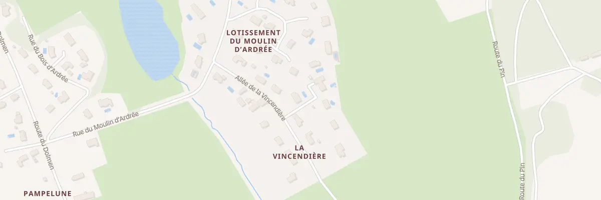 Plan du 9 All de la Vincendière à Saint-Antoine-du-Rocher