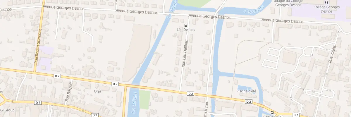 Plan du 5 Rue Leo Delibes à La Ferté-Bernard