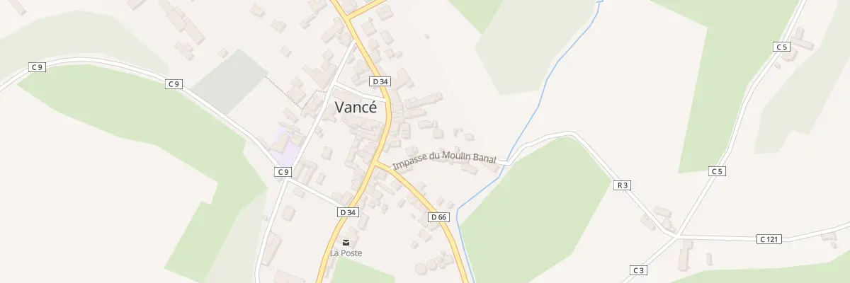 Plan du 6 Rue de l’Abbé Antoine à Vancé