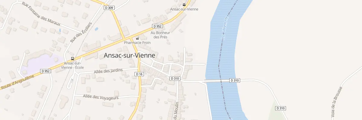 Plan du 1 Rue des Violettes à Ansac-sur-Vienne