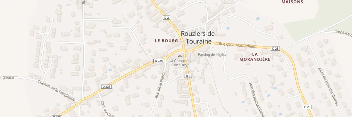 Plan du 4 Pl du Gen Leclerc à Rouziers-de-Touraine