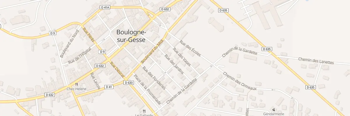 Plan du 4 Rue des Vases à Boulogne-sur-Gesse