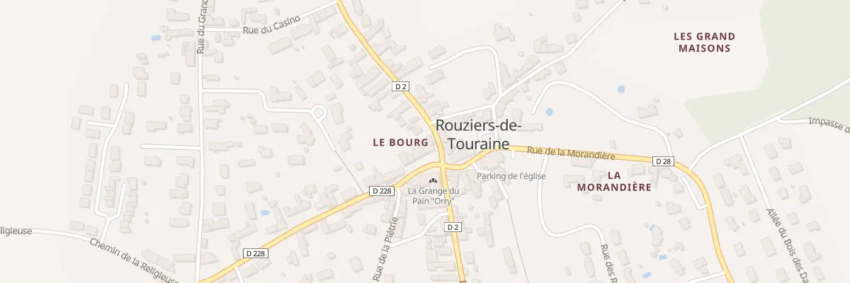Plan du 2 Rue du 8 Mai à Rouziers-de-Touraine
