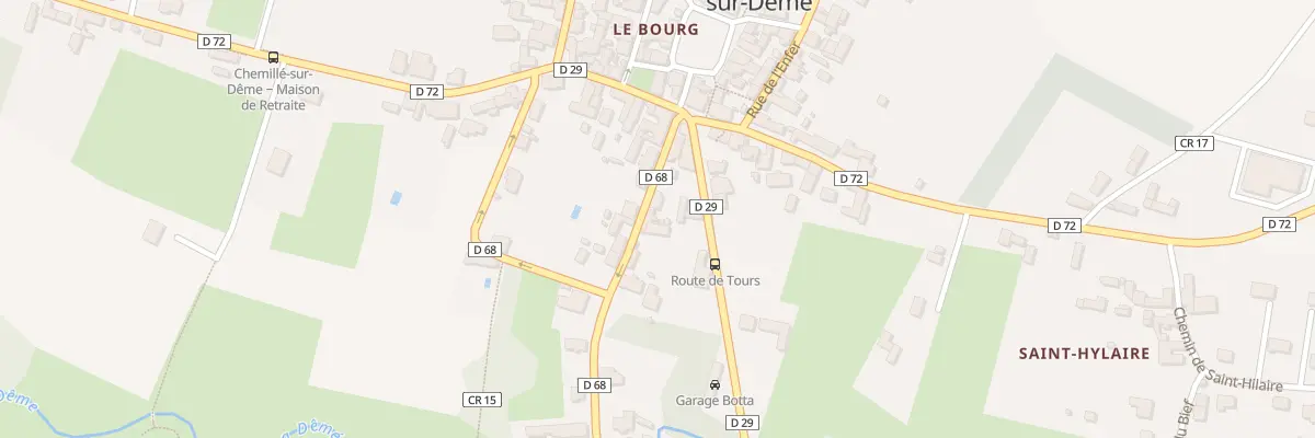 Plan du 8 Rue de l’Arche à Chemillé-sur-Dême