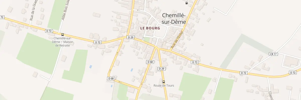 Plan du 2 Rue de la Corne à Chemillé-sur-Dême