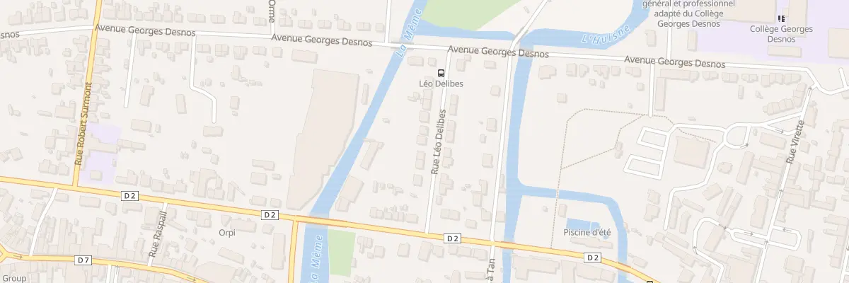 Plan du 7 Rue Leo Delibes à La Ferté-Bernard
