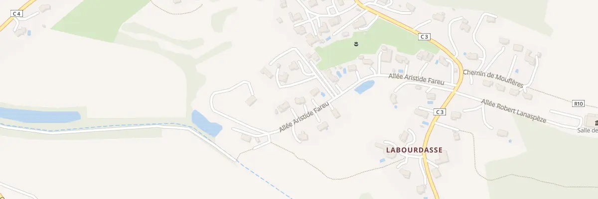 Plan du 24 All Aristide Fareu à Montégut