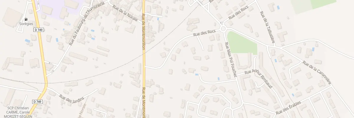 Plan du 6 Rue des Rocs à Chauvigny