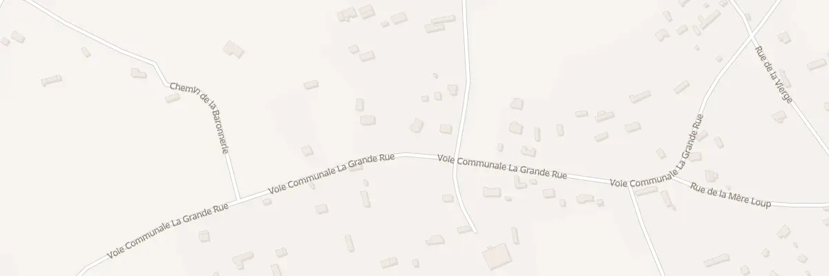 Plan du 24 Vc La Grande Rue à Boisney