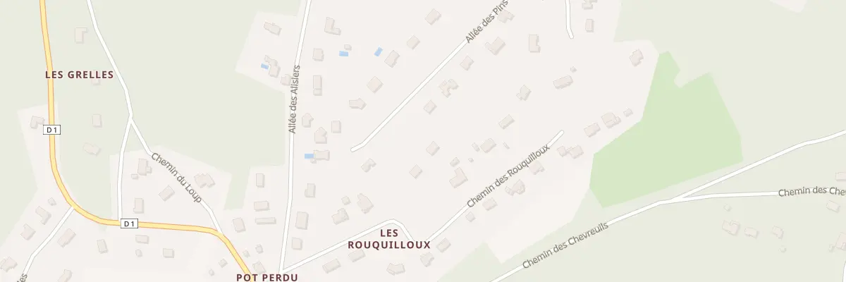 Plan du 19 All des Pins à Chancelade