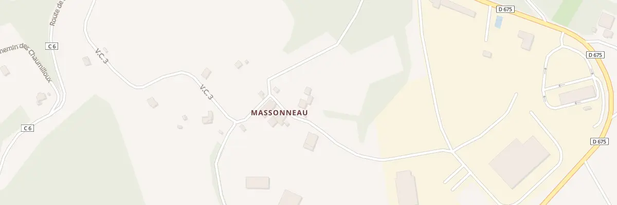 Plan du 537 Massonneau à Saint-Martial-de-Valette