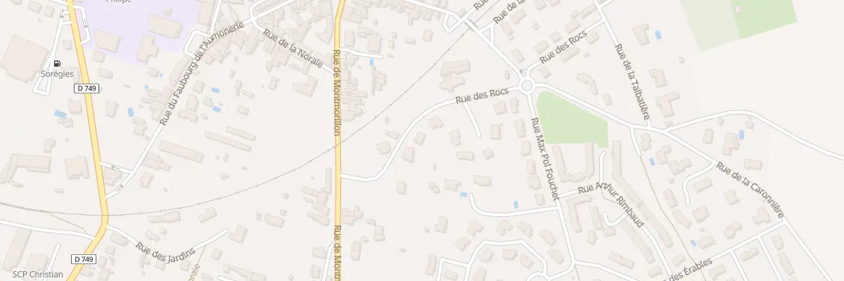 Plan du 8 Rue des Rocs à Chauvigny