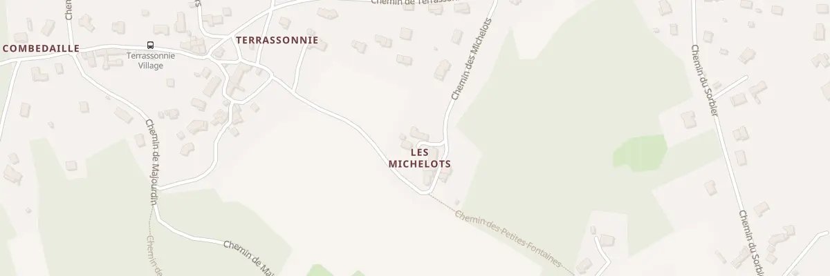 Plan du 418 Che des Michelots à Chancelade
