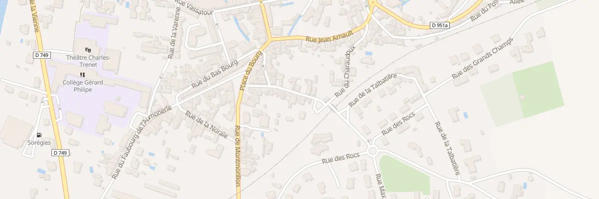 Plan du 18 Rue de la Maison Rouge à Chauvigny