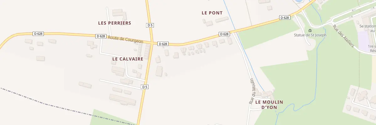 Plan du 17 Rue des Ponts à La Chapelle-Montligeon