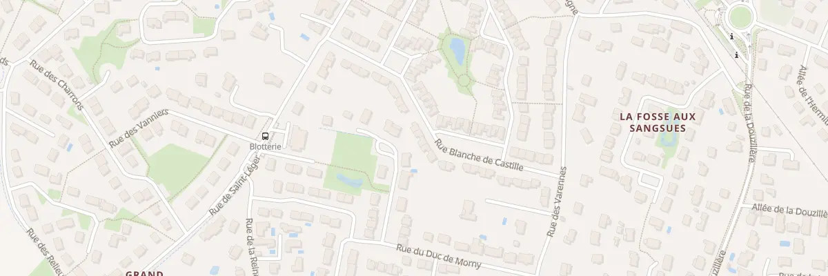 Plan du 30 Rue Blanche de Castille à Joué-lès-Tours