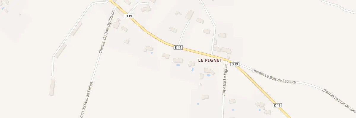 Plan du 598 Rte de BEAUMONT à Faux-en-Périgord