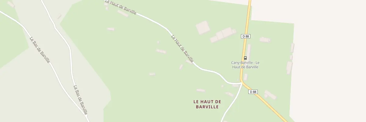 Plan du 12 Le Haut de Barville à Cany-Barville