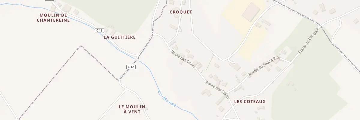 Plan du 3 Rte des Caves à Draché