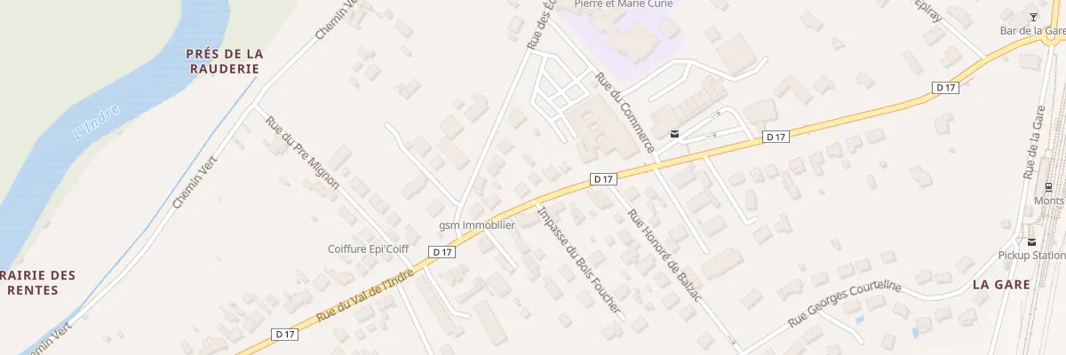 Plan du 47 Rue du Val de l’Indre à Monts
