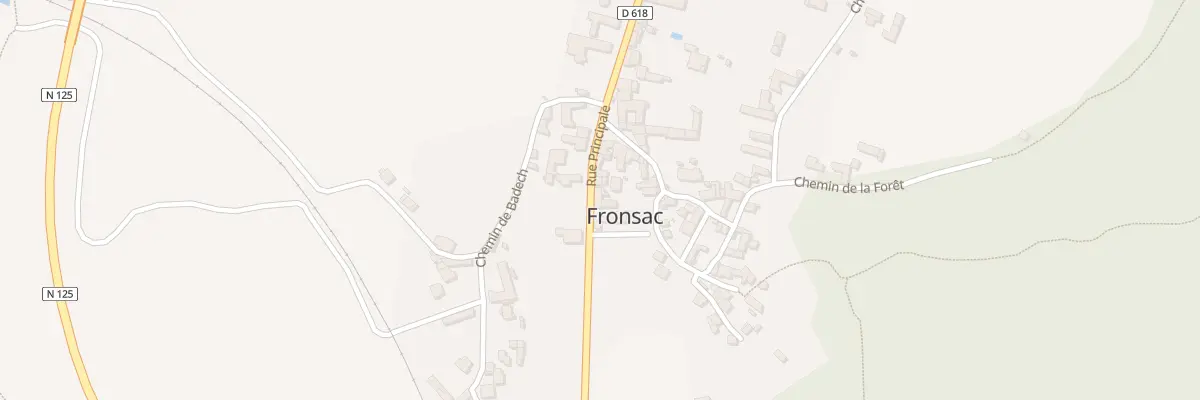 Plan du 6 Rue Principale à Fronsac