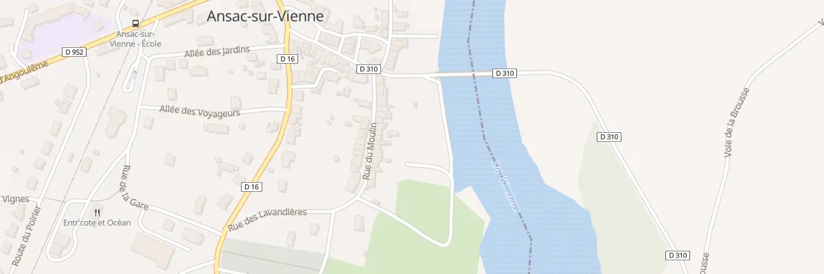 Plan du 15 Rue du Moulin à Ansac-sur-Vienne