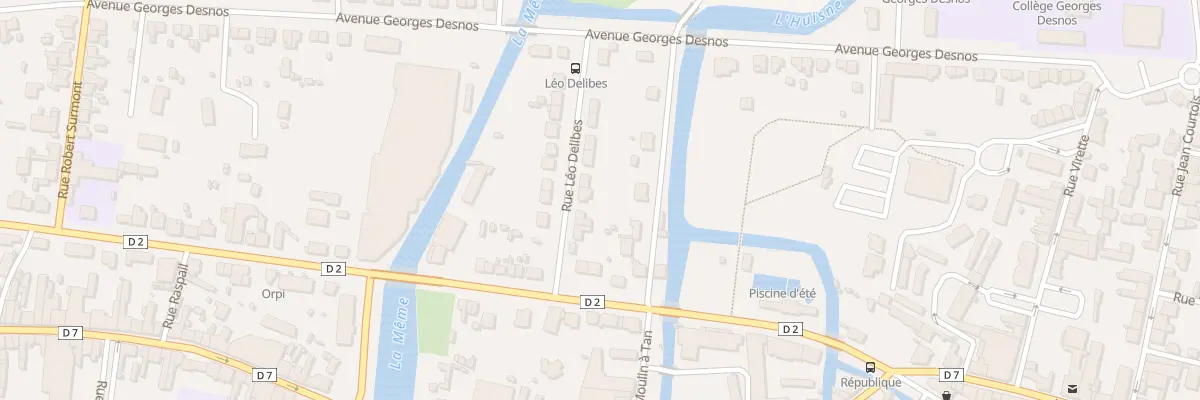 Plan du 8 Rue Leo Delibes à La Ferté-Bernard
