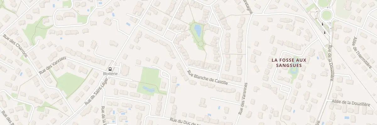 Plan du 25 Rue Blanche de Castille à Joué-lès-Tours